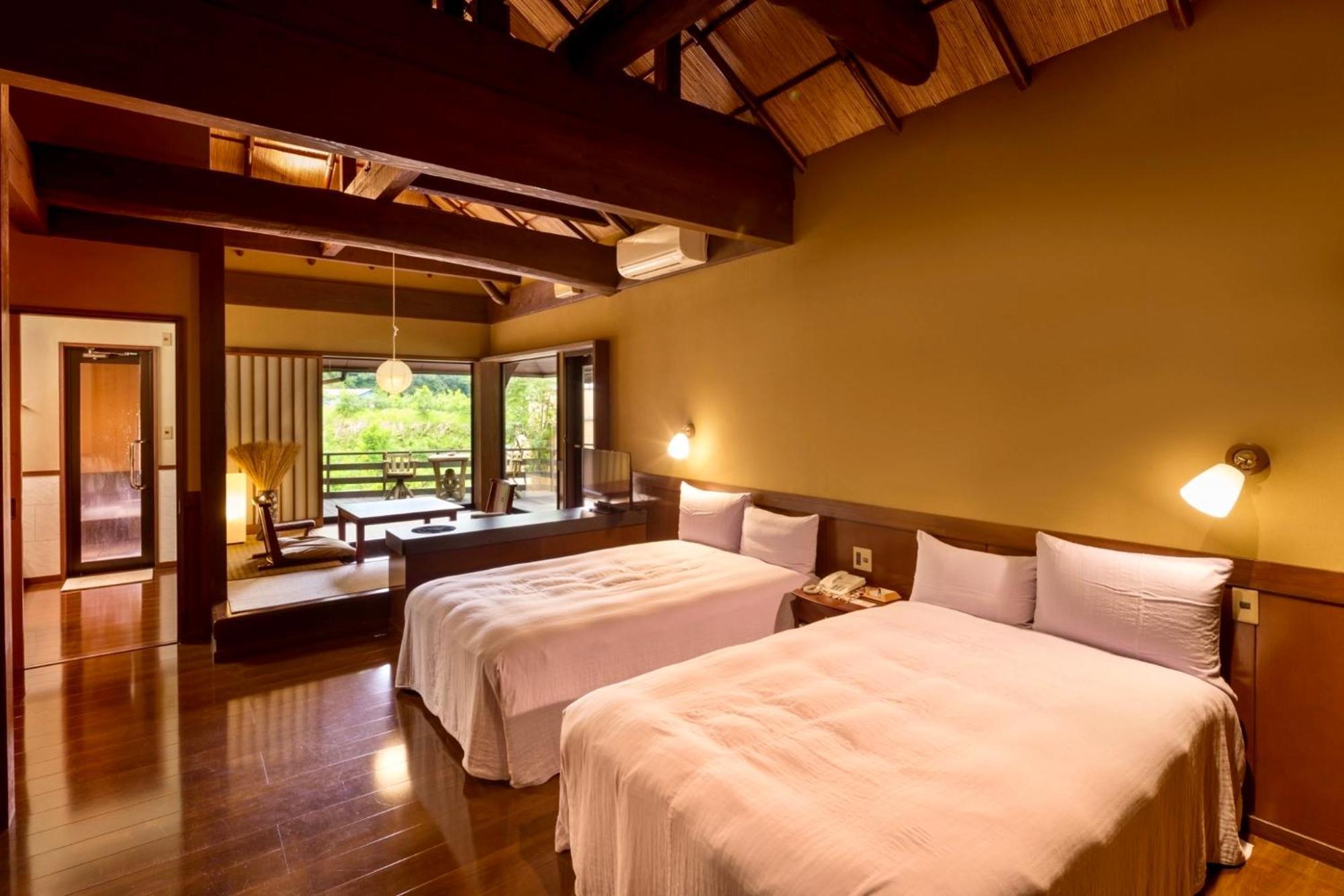 Satonoyu Waraku Hotel Minamioguni Bagian luar foto